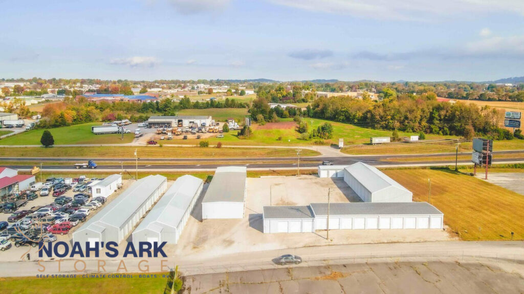 Exterior view of Noah’s Ark Storage Super Service facility